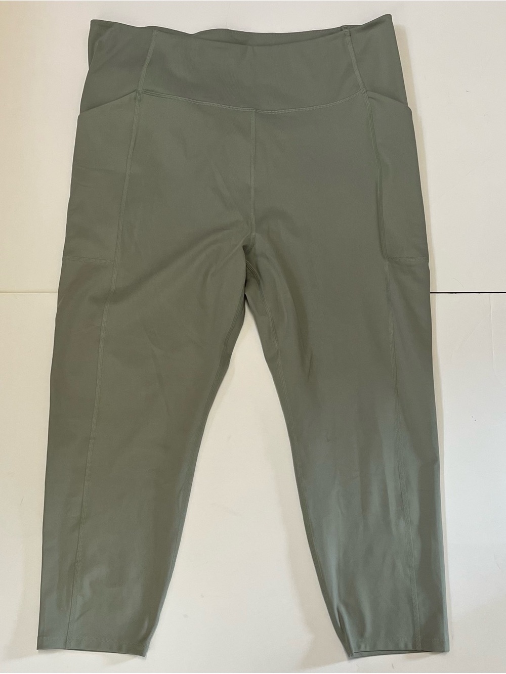Girlfriend Collective Moss Sage Green Pocket Leggings 5XL 4024